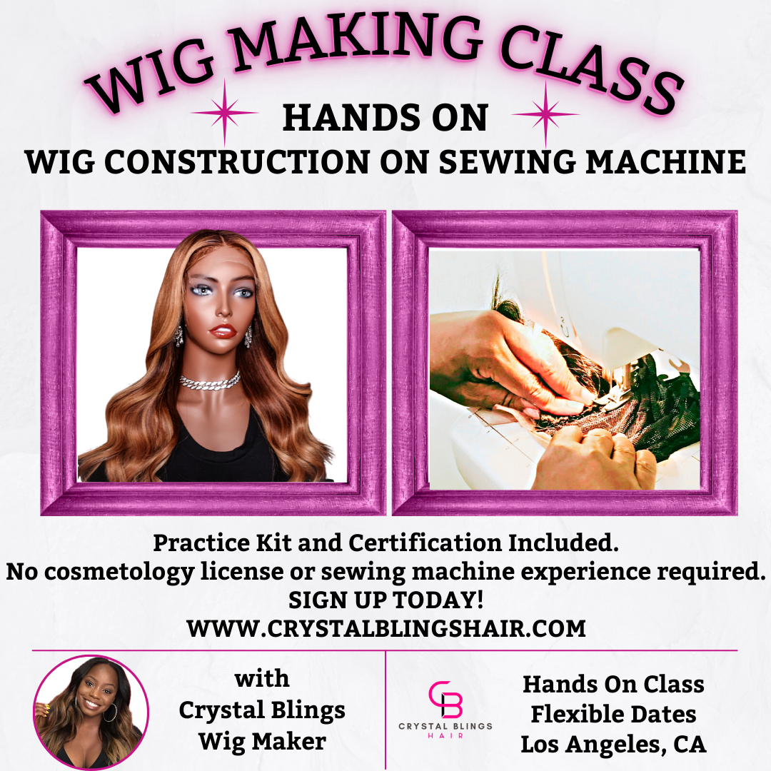 HANDS-ON: 1-on-1 WIG MAKING CLASS ON SEWING MACHINE (BALANCE) – Ceaux Hair