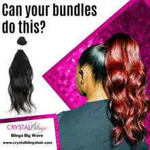 Load image into Gallery viewer, Blings Ponytail: Loose Wave
